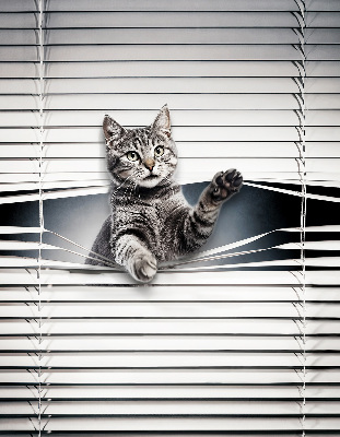 Tenda a rullo da interno con fantasia a gatto