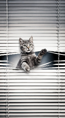 Tenda a rullo da interno con fantasia a gatto