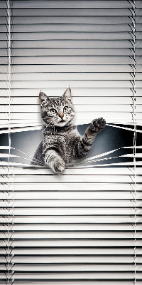 Tenda a rullo da interno con fantasia a gatto