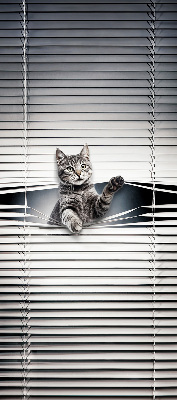Tenda a rullo da interno con fantasia a gatto