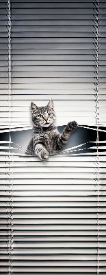 Tenda a rullo da interno con fantasia a gatto