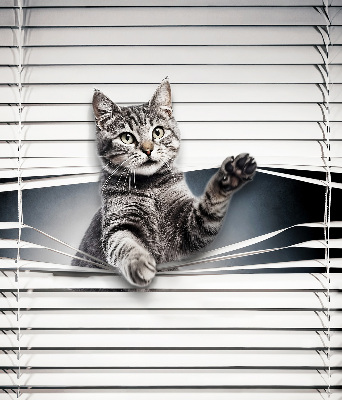 Tenda a rullo da interno con fantasia a gatto