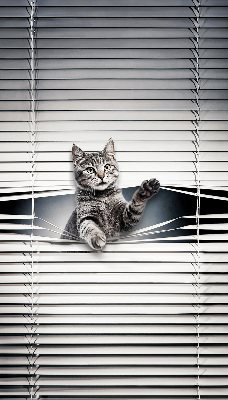 Tenda a rullo da interno con fantasia a gatto