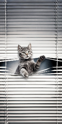 Tenda a rullo da interno con fantasia a gatto