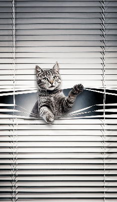 Tenda a rullo da interno con fantasia a gatto