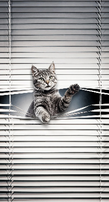 Tenda a rullo da interno con fantasia a gatto