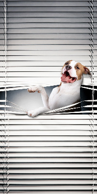 Tenda a rullo per finestra con stampa a motivo di cane