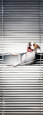 Tenda a rullo per finestra con stampa a motivo di cane