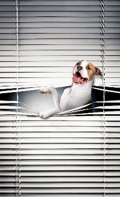 Tenda a rullo per finestra con stampa a motivo di cane