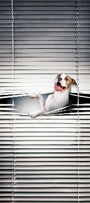 Tenda a rullo per finestra con stampa a motivo di cane