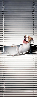 Tenda a rullo per finestra con stampa a motivo di cane