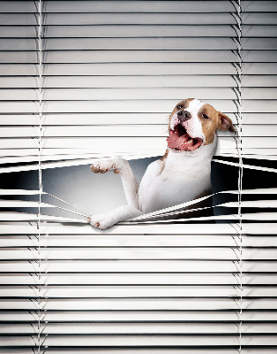 Tenda a rullo per finestra con stampa a motivo di cane