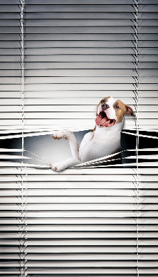 Tenda a rullo per finestra con stampa a motivo di cane