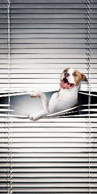 Tenda a rullo per finestra con stampa a motivo di cane