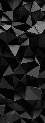 Tenda a rullo interna oscurante nel colore nero origami