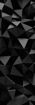 Tenda a rullo interna oscurante nel colore nero origami