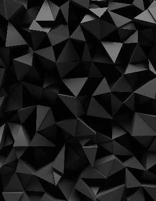 Tenda a rullo interna oscurante nel colore nero origami