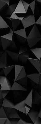 Tenda a rullo interna oscurante nel colore nero origami