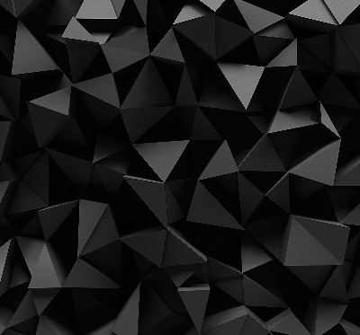 Tenda a rullo interna oscurante nel colore nero origami