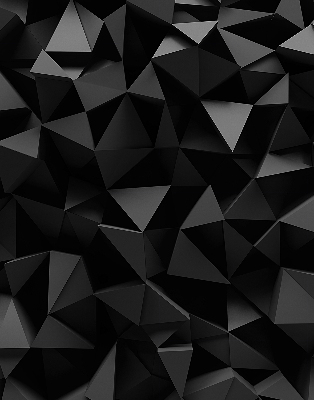Tenda a rullo interna oscurante nel colore nero origami