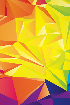 Tenda a rullo interna oscurante con motivo origami colorato
