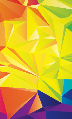 Tenda a rullo interna oscurante con motivo origami colorato
