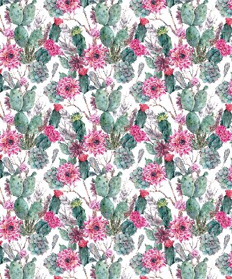Tenda a rullo interna oscurante motivo fiore di cactus