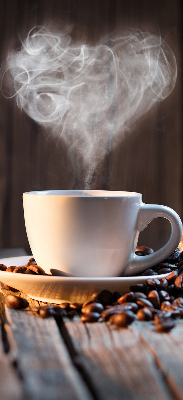 Tenda a rullo interna oscurante dal design a tazza di caffè