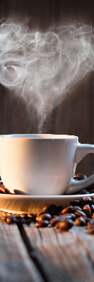 Tenda a rullo interna oscurante dal design a tazza di caffè