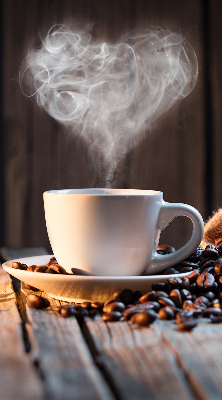 Tenda a rullo interna oscurante dal design a tazza di caffè