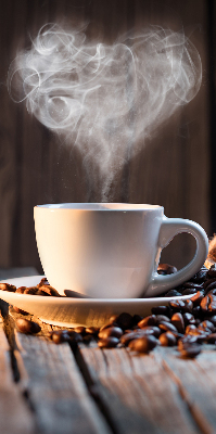 Tenda a rullo interna oscurante dal design a tazza di caffè