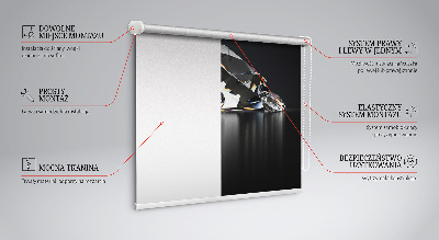 Tenda a rullo interna oscurante modello diamanti