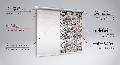 Tenda a rullo interna oscurante nei modelli portoghesi
