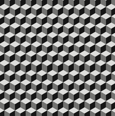 Tenda a rullo interna per finestra oscurante modello cubi 3D