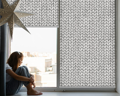 Tenda a rullo interna oscurante nel colore abete bianco