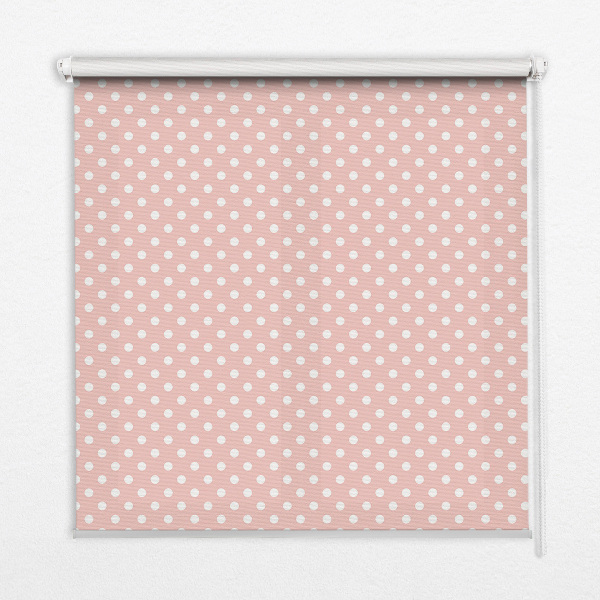 Tenda a rullo oscurante per porta finestra in colore bianco