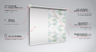 Tenda a rullo oscurante per finestra a forma di semicerchio