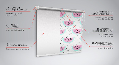 Tenda a rullo interna per finestra oscurante color anguria