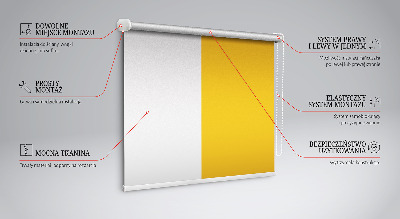 Tenda a rullo interna oscurante di colore arancione