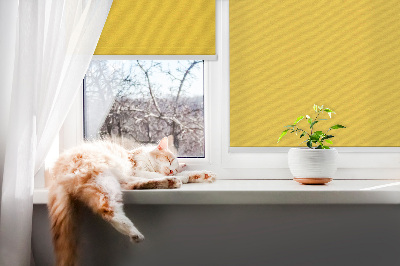 Tenda a rullo oscurante per porta finestra in colore arancione brillante