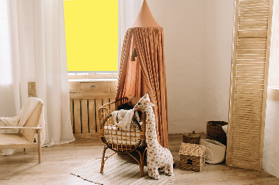 Tenda a rullo interna oscurante per finestra di colore giallo