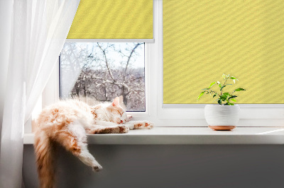 Tenda a rullo interna oscurante per finestra di colore giallo