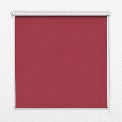 Tenda a rullo oscurante per finestra di colore rosso scuro