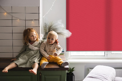 Tenda a rullo interna oscurante di colore rosso