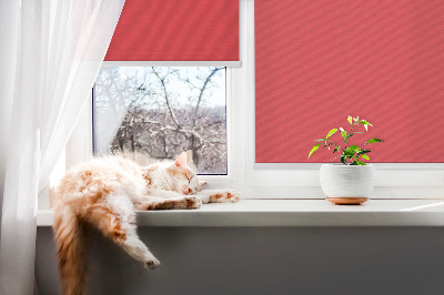 Tenda a rullo oscurante per porta finestra di colore rosso
