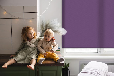 Tenda a rullo oscurante per finestra di colore viola