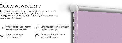Tenda a rullo oscurante in tessuto di colore rosa