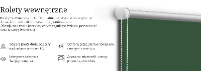 Tenda a rullo interna per finestra oscurante di colore verde