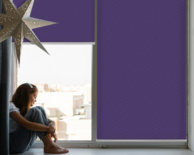 Tenda a rullo oscurante per porta finestra nel colore viola