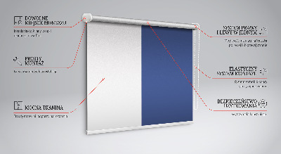 Tenda a rullo interna per finestra oscurante modello marina